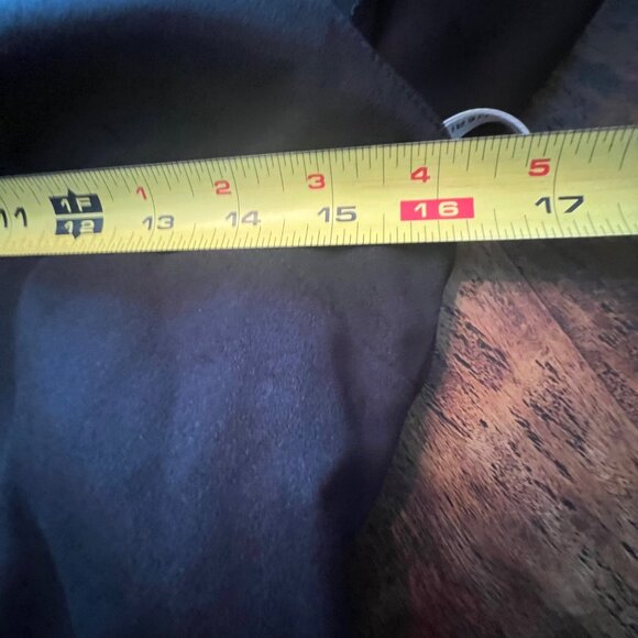 Halston Heritage Black & Gold Kimono Sleeve Mini Dress With Abstract Print Size - Picture 14 of 14